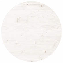 Tafelblad Rond Ø50X3 Cm Massief Grenenhout Wit