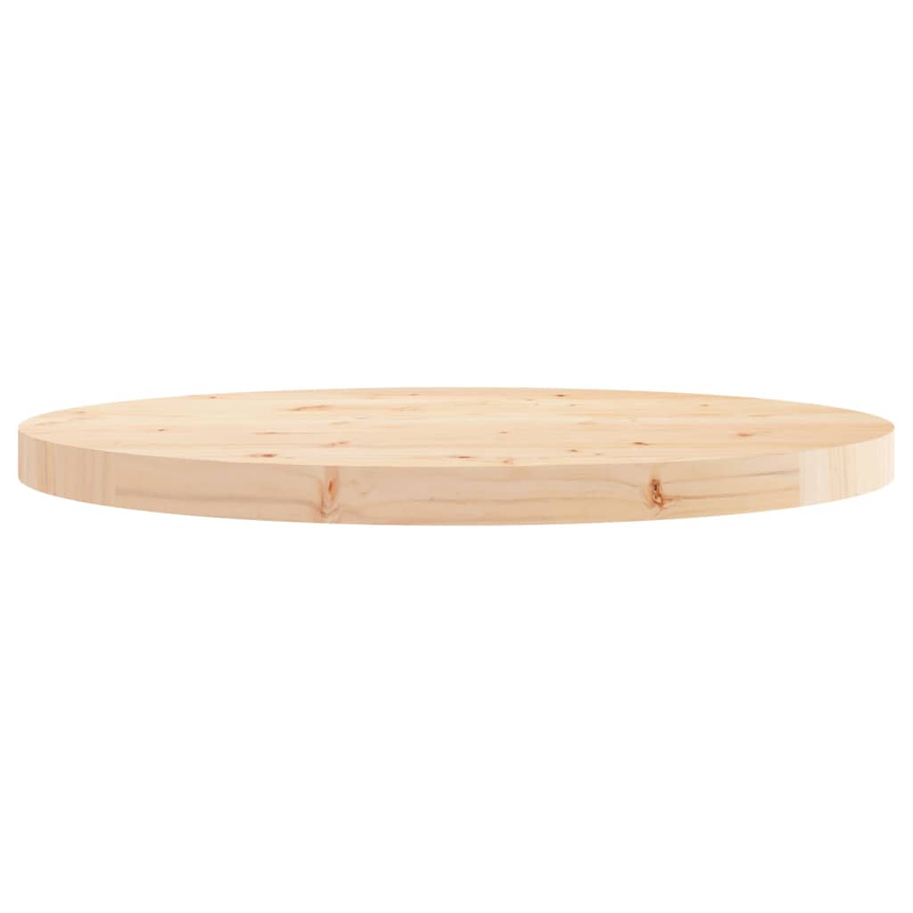 Tafelblad Rond Ø60X3 Cm Massief Grenenhout