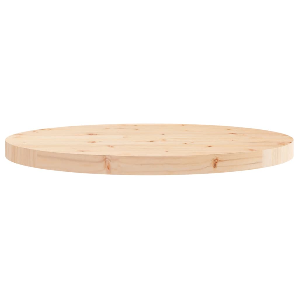 Tafelblad Rond Ø60X3 Cm Massief Grenenhout
