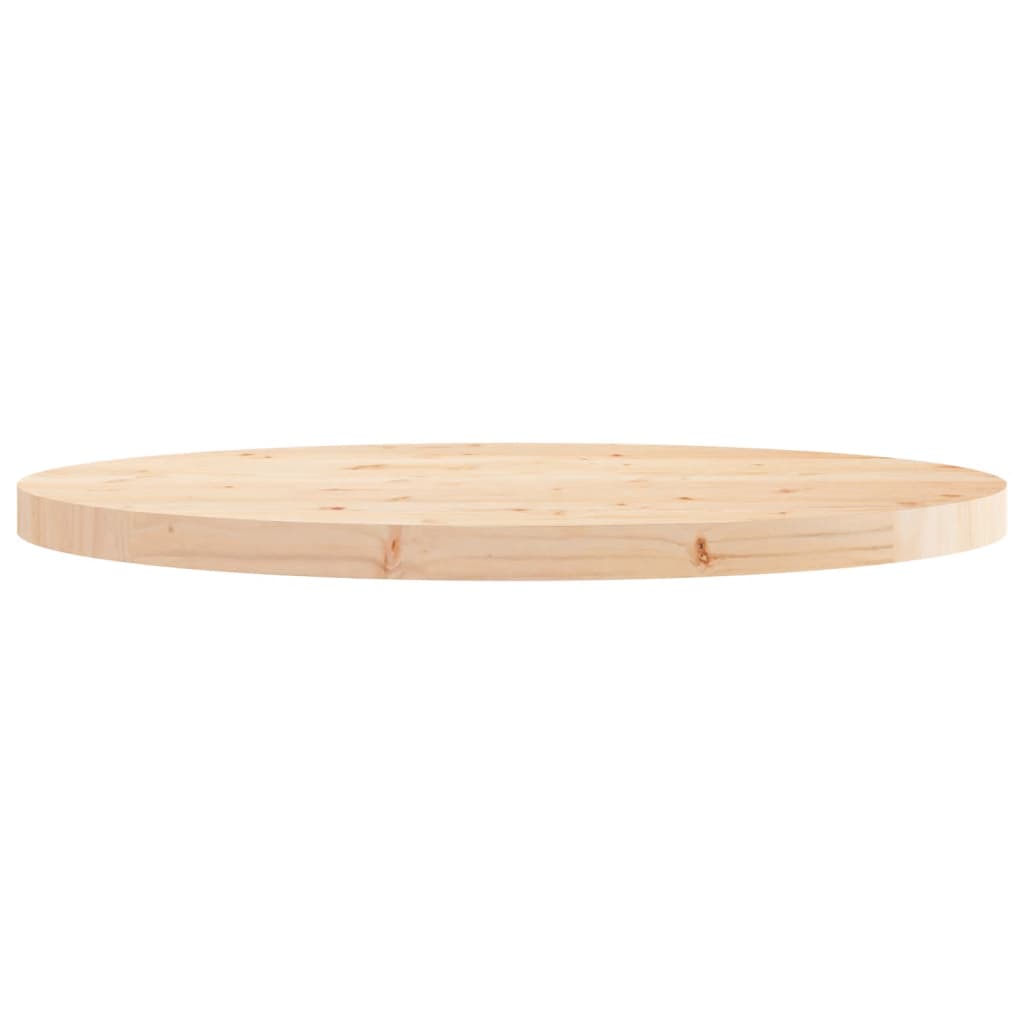 Tafelblad Rond Ø70X3 Cm Massief Grenenhout