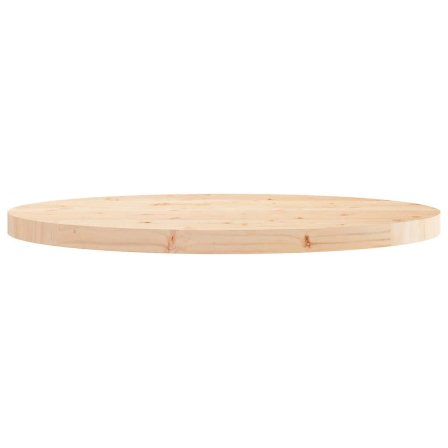 Tafelblad Rond Ø70X3 Cm Massief Grenenhout