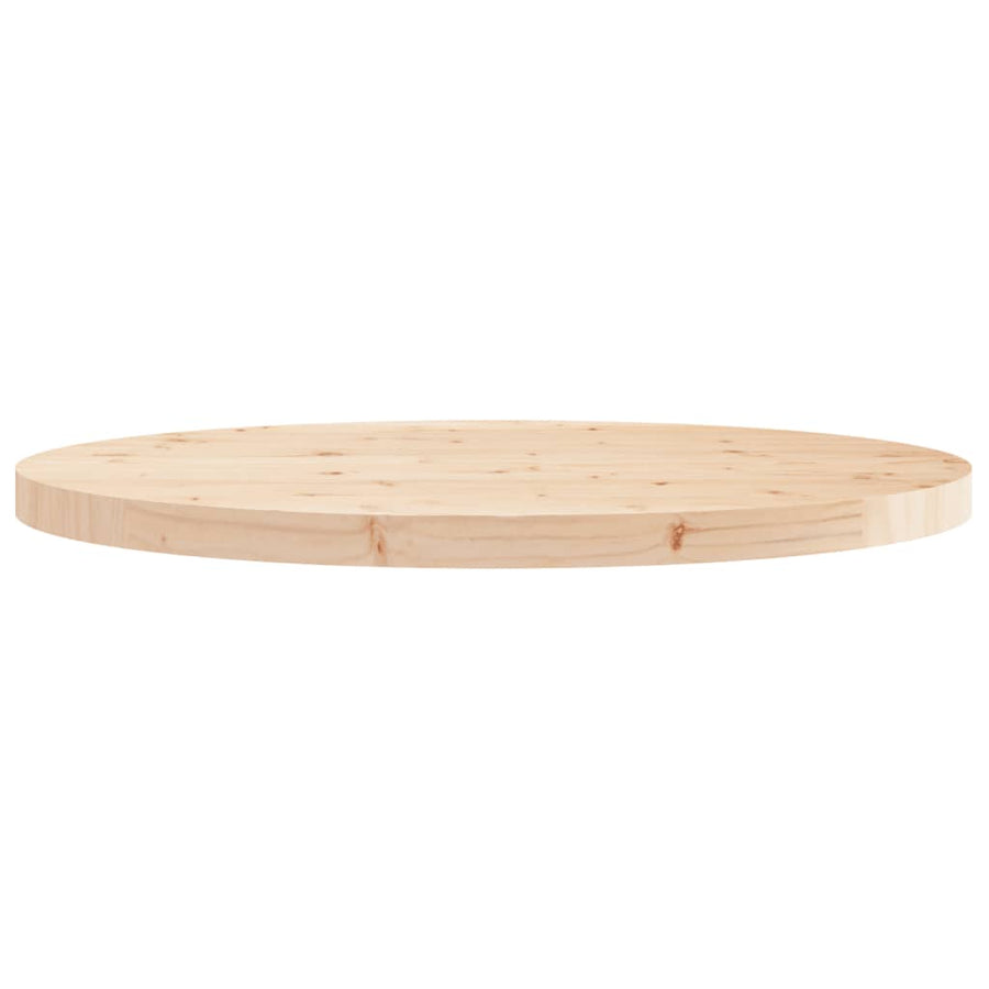 Tafelblad Rond Ø70X3 Cm Massief Grenenhout