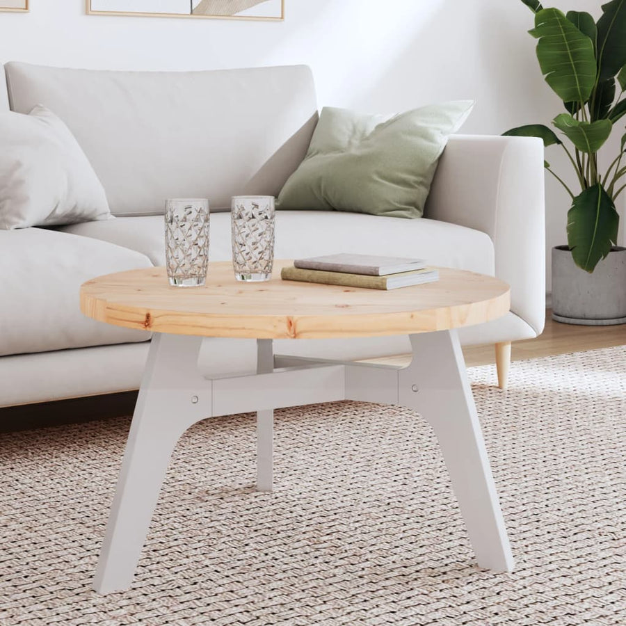 Tafelblad Rond Ø70X3 Cm Massief Grenenhout