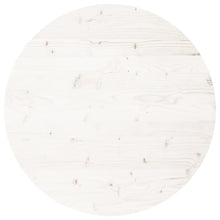 Tafelblad Rond Ø70X3 Cm Massief Grenenhout Wit