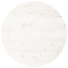 Tafelblad Rond Ø80X3 Cm Massief Grenenhout Wit