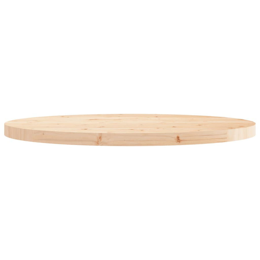Tafelblad Rond Ø90X3 Cm Massief Grenenhout