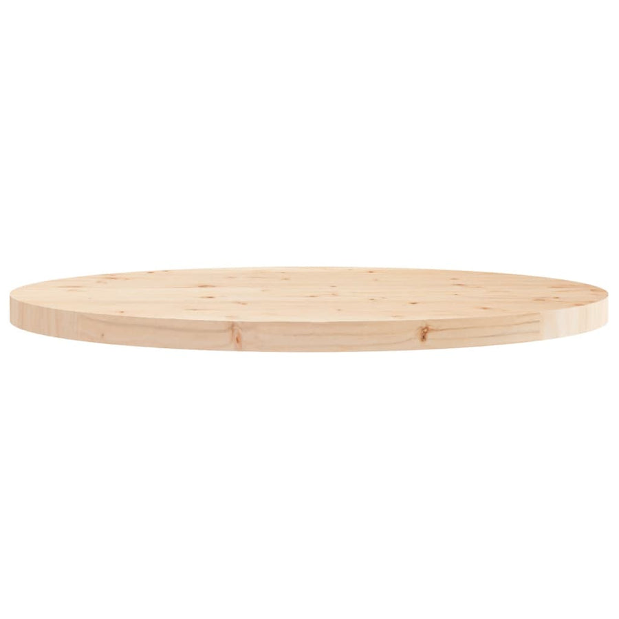 Tafelblad Rond Ø90X3 Cm Massief Grenenhout