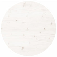 Tafelblad Rond Ø90X3 Cm Massief Grenenhout Wit