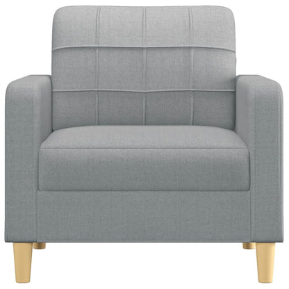 Fauteuil Stof 60 cm Lichtgrijs