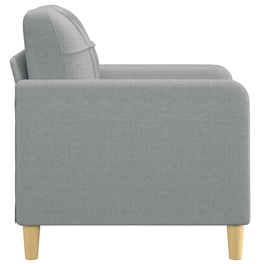 Fauteuil Stof 60 cm Lichtgrijs