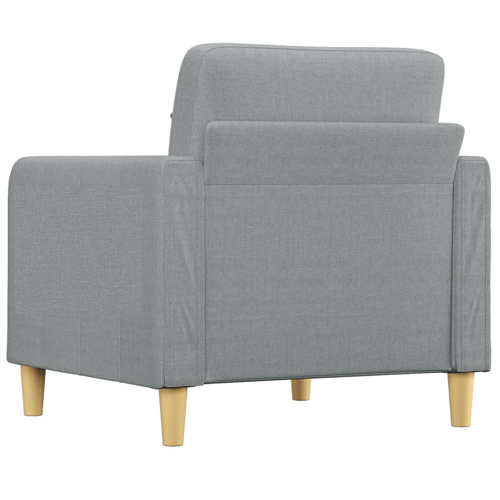 Fauteuil Stof 60 cm Lichtgrijs