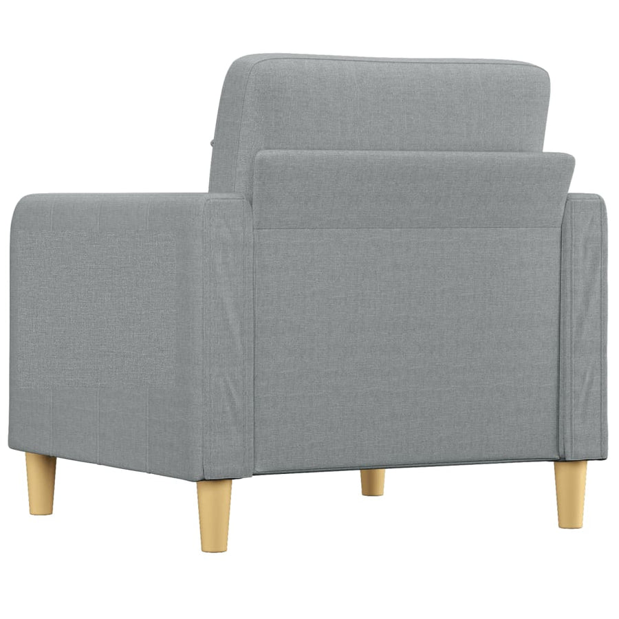 Fauteuil Stof 60 cm Lichtgrijs