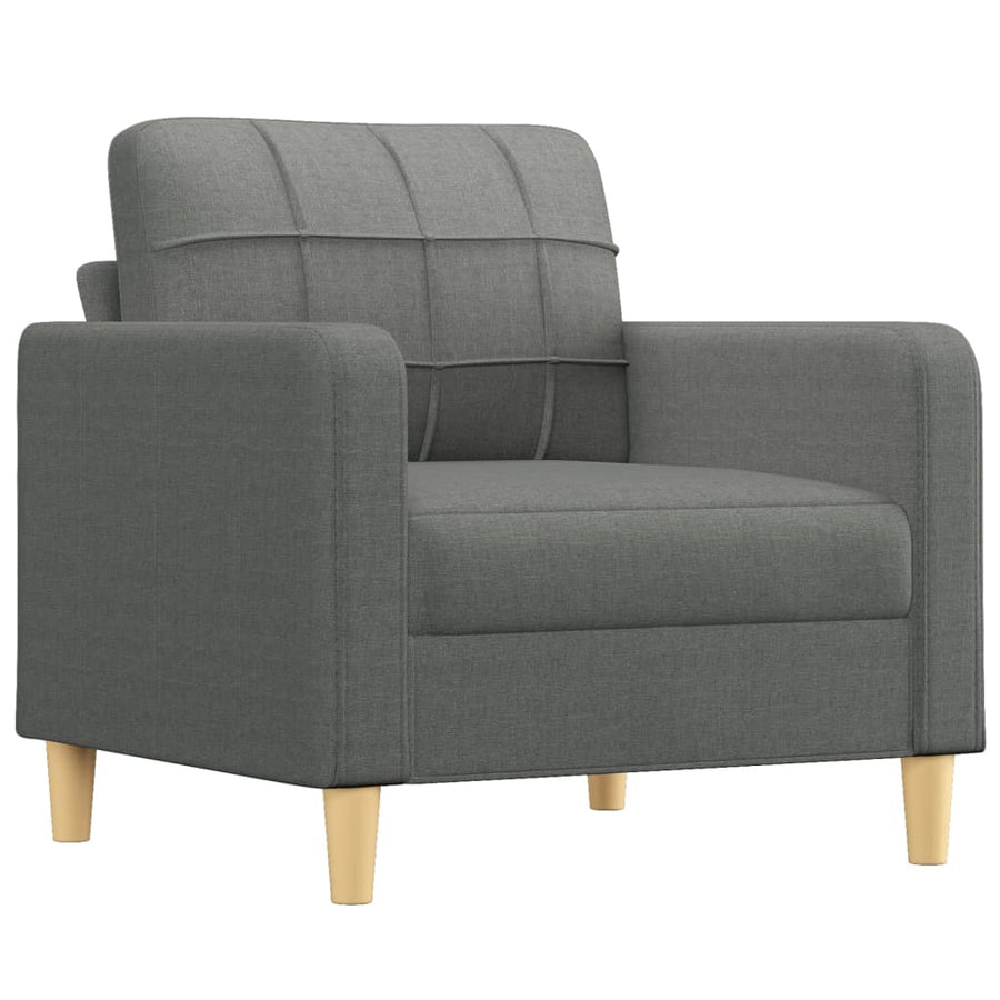 Fauteuil Stof 60 cm Donkergrijs