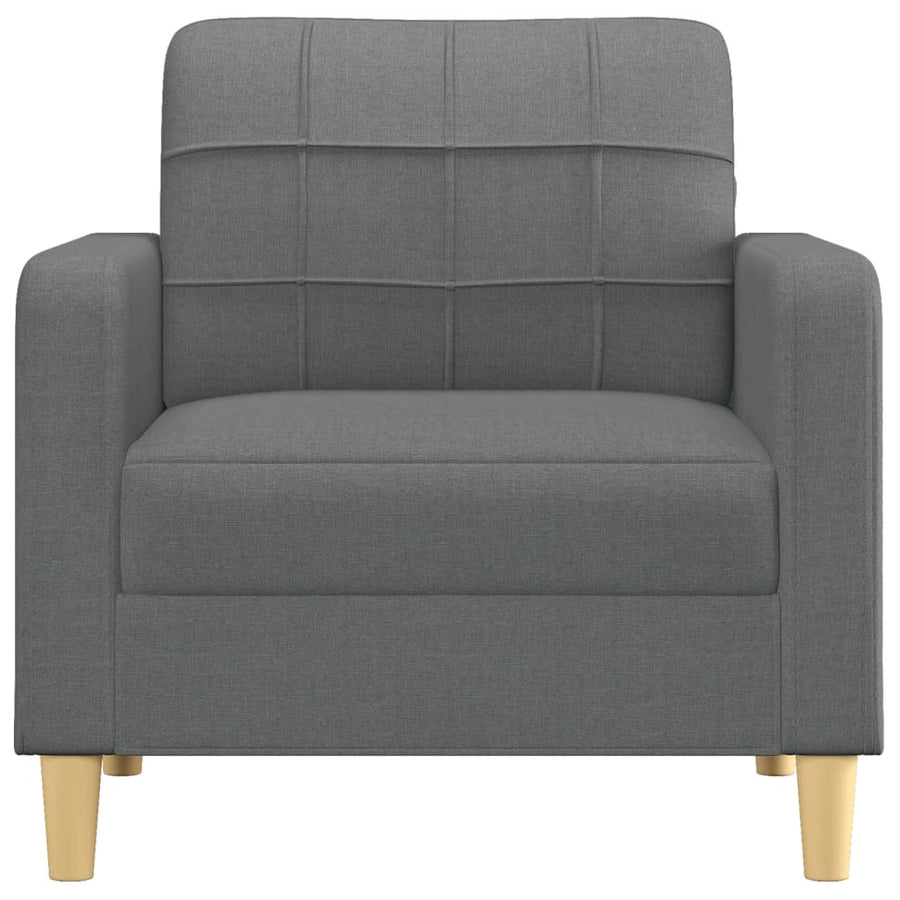 Fauteuil Stof 60 cm Donkergrijs