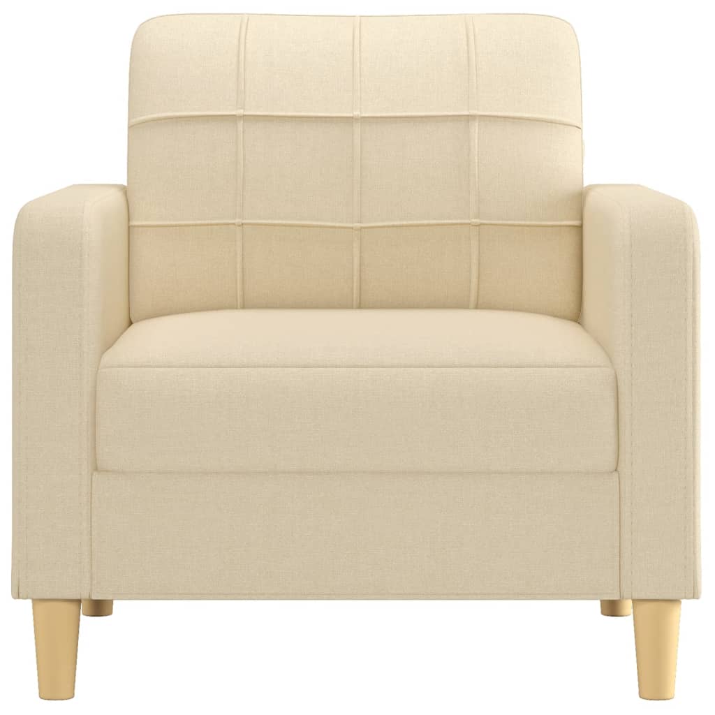 Fauteuil 60 Cm Stof Crèmekleurig