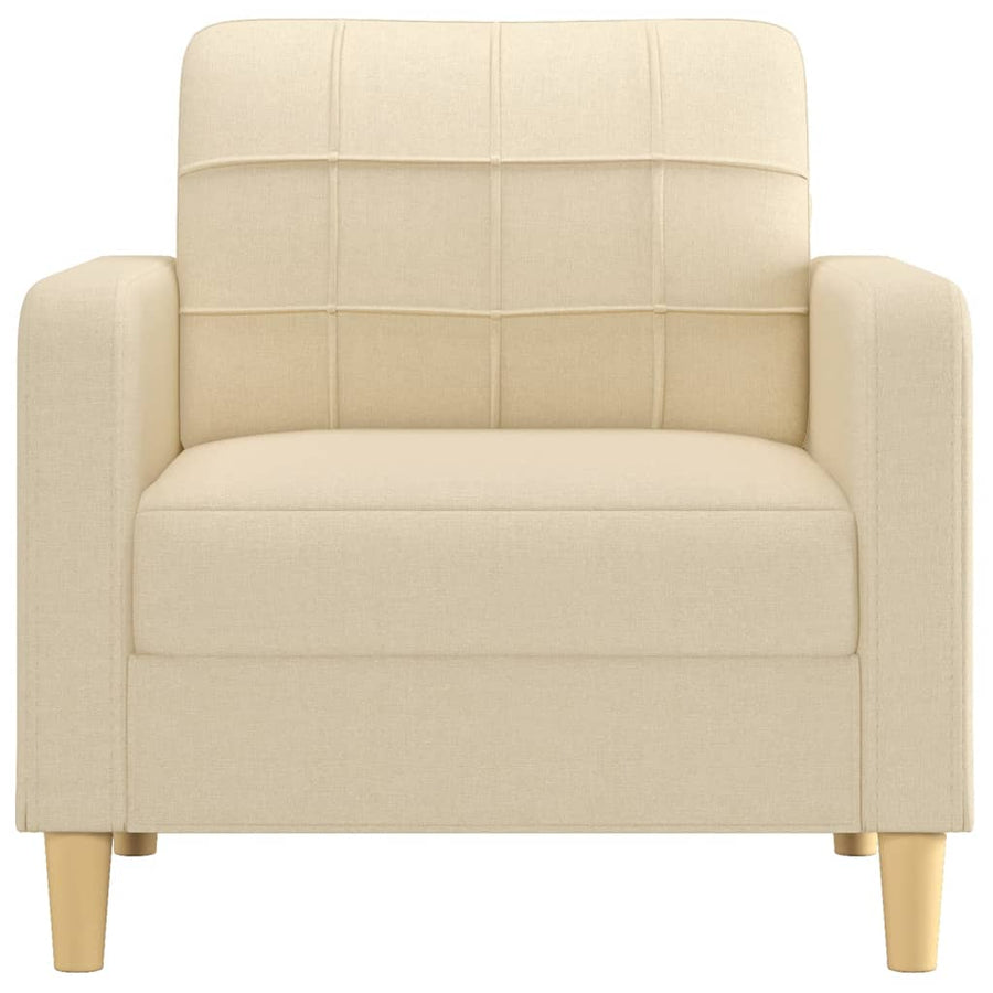 Fauteuil 60 Cm Stof Crèmekleurig