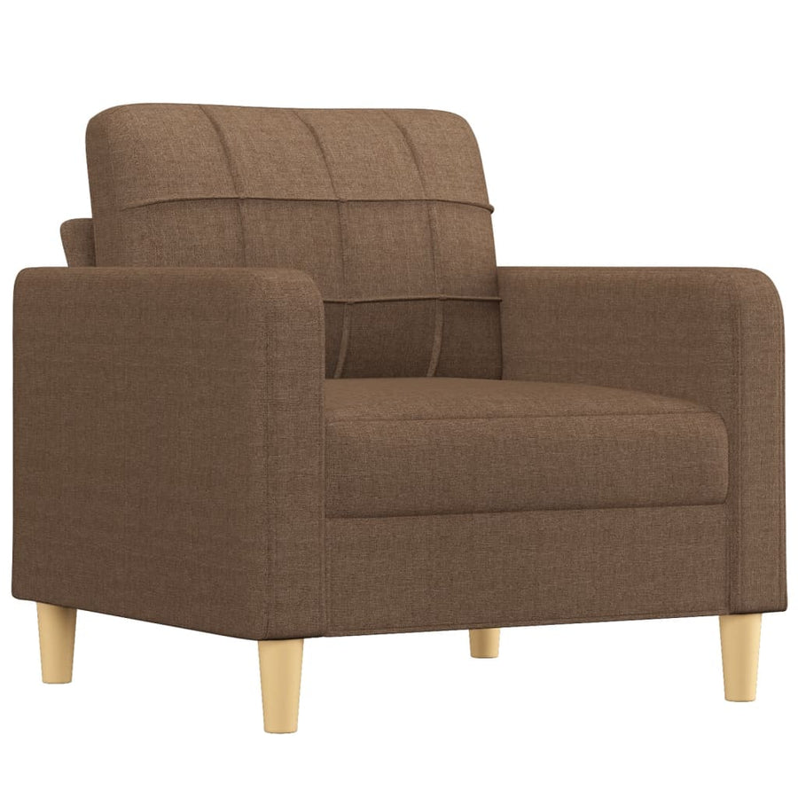 Fauteuil Stof 60 cm Bruin