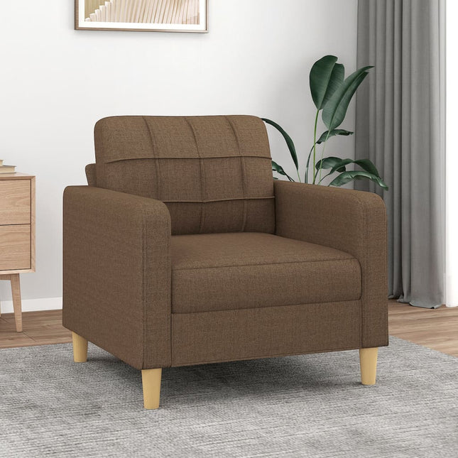 Fauteuil Stof 60 cm Bruin