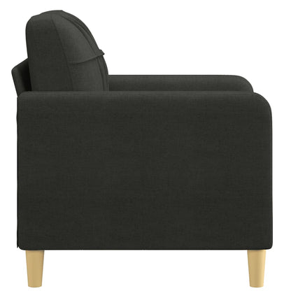 Fauteuil Stof 60 cm Zwart