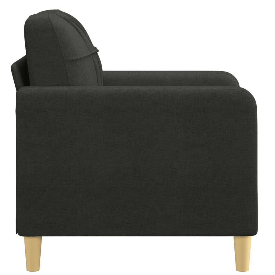 Fauteuil Stof 60 cm Zwart