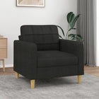 Fauteuil Stof 60 cm Zwart