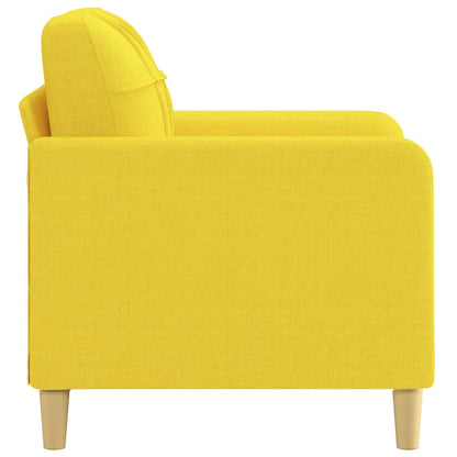 Fauteuil Stof 60 cm Lichtgeel