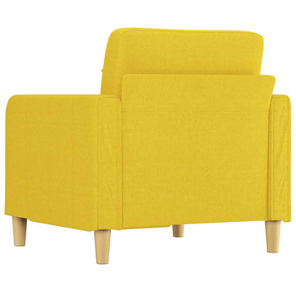 Fauteuil Stof 60 cm Lichtgeel