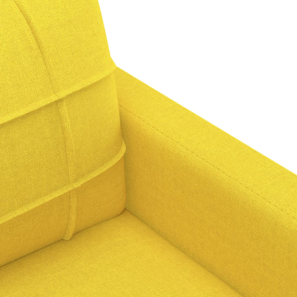 Fauteuil Stof 60 cm Lichtgeel
