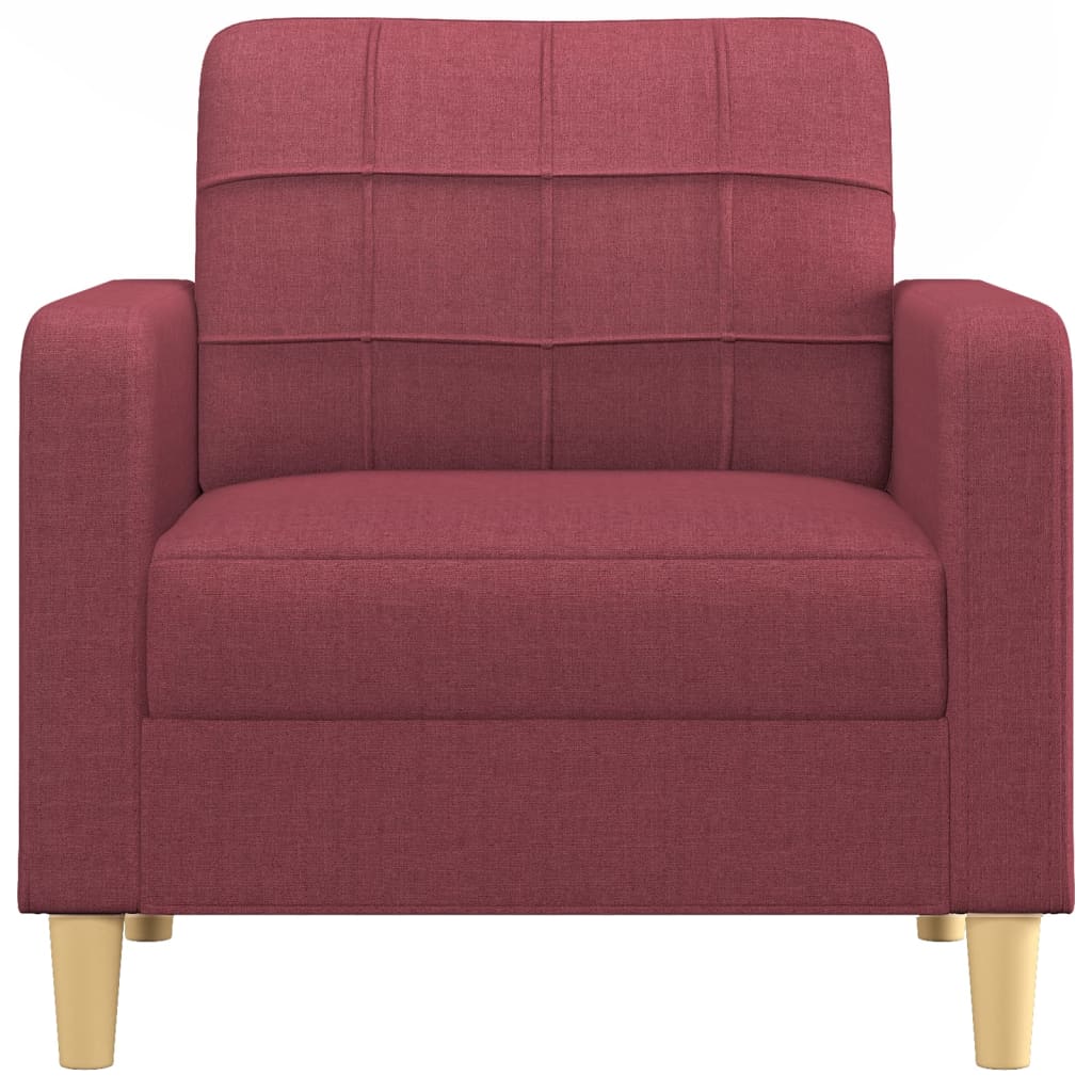 Fauteuil Stof 60 cm Wijnrood