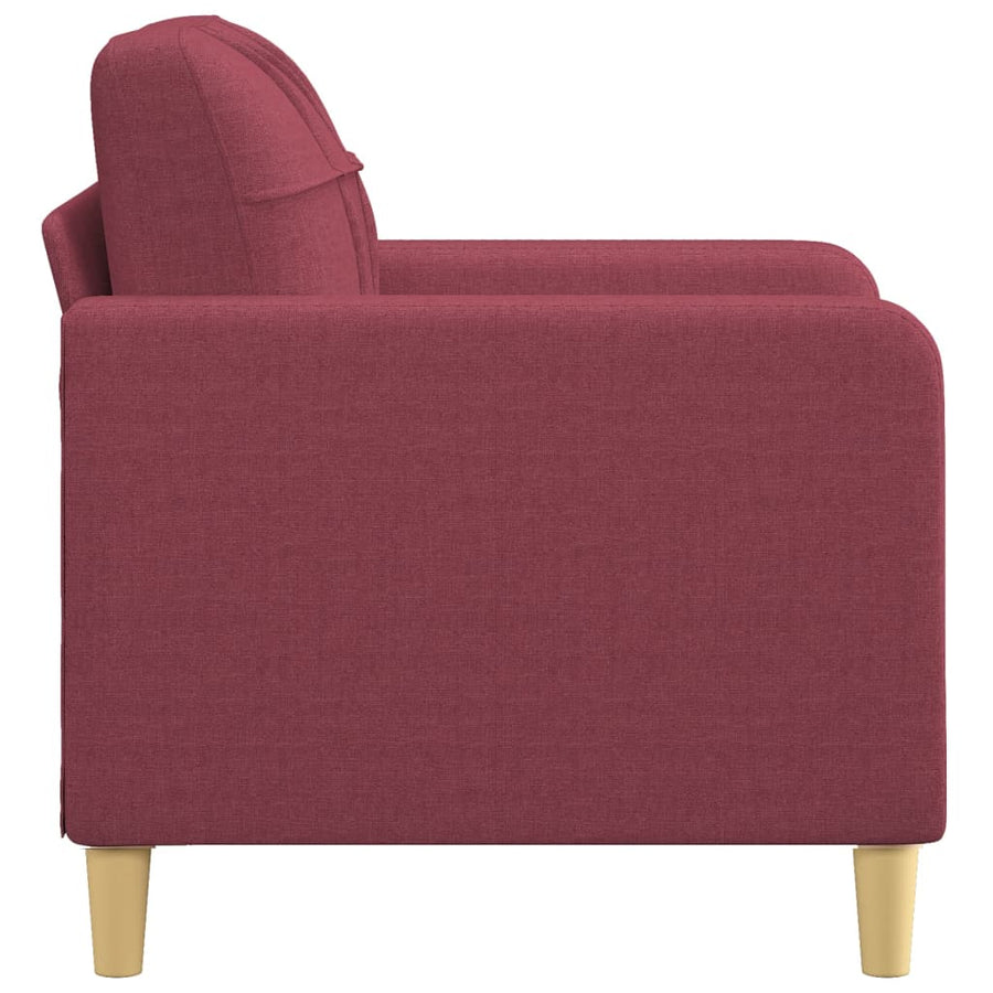 Fauteuil Stof 60 cm Wijnrood