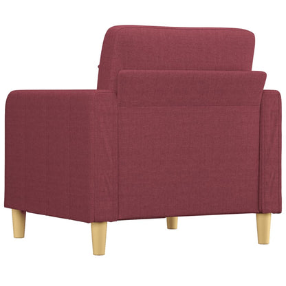 Fauteuil Stof 60 cm Wijnrood