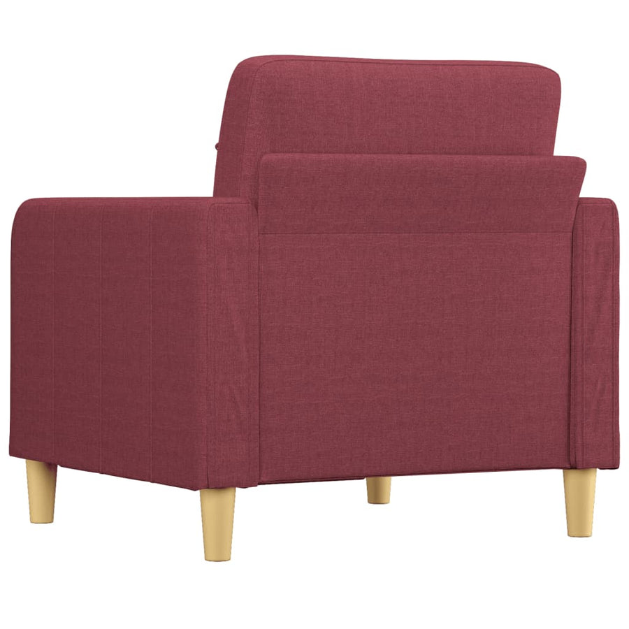 Fauteuil Stof 60 cm Wijnrood