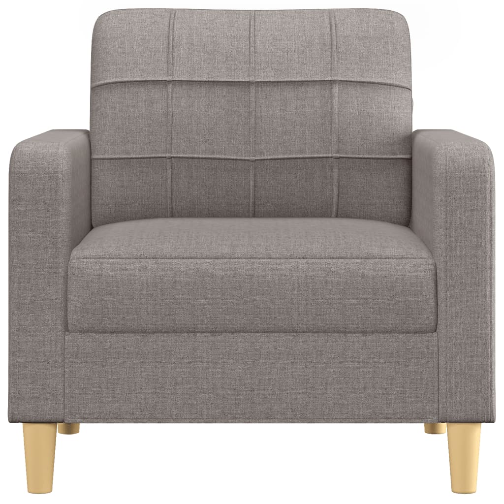 Fauteuil 60 cm stof taupe