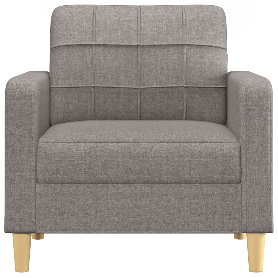Fauteuil 60 cm stof taupe