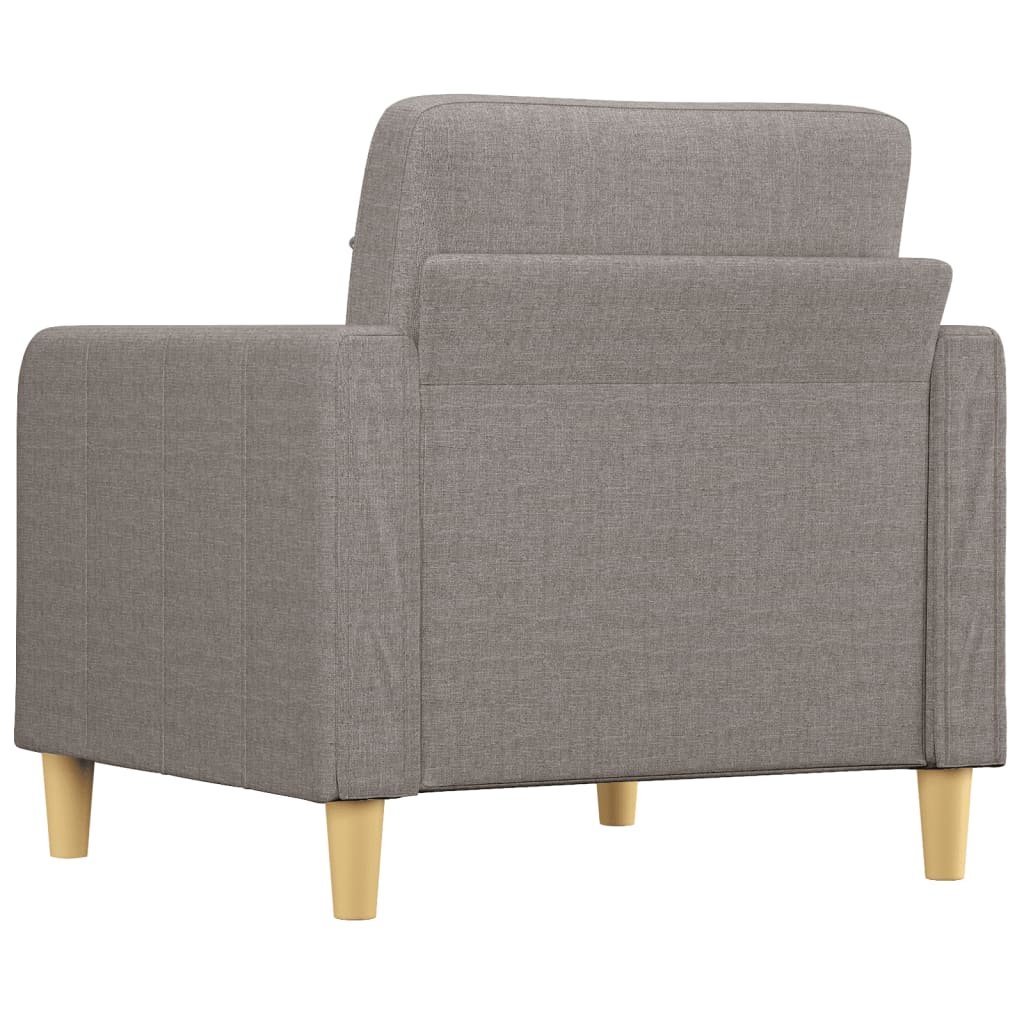 Fauteuil 60 cm stof taupe