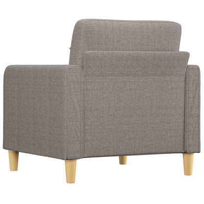Fauteuil 60 cm stof taupe