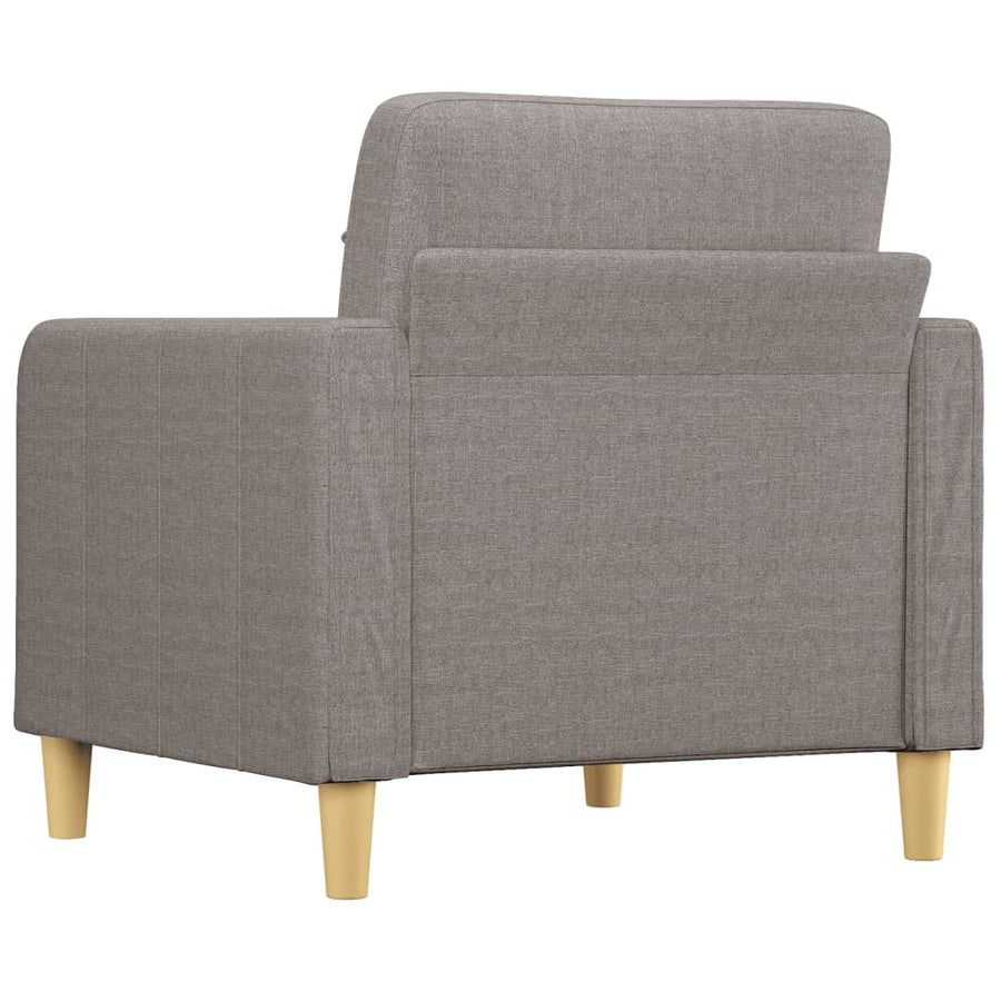 Fauteuil 60 cm stof taupe