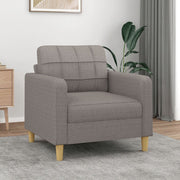 Fauteuil 78x77x80 cm stof taupe