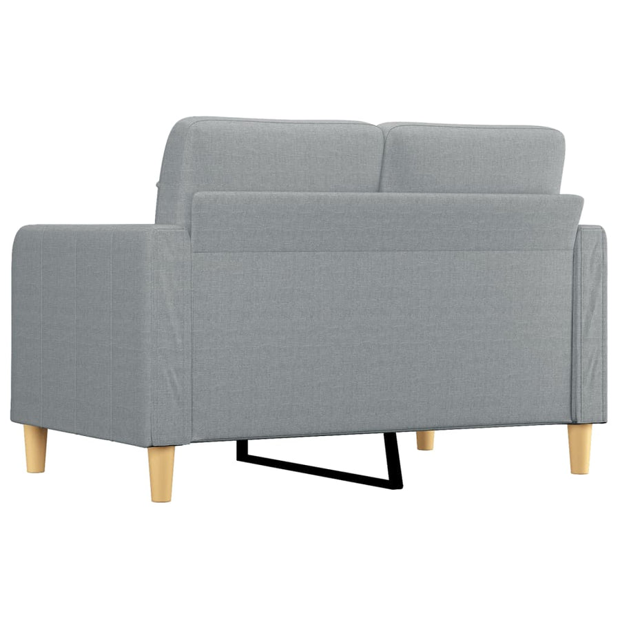 Tweezitsbank Stof 120 cm Lichtgrijs