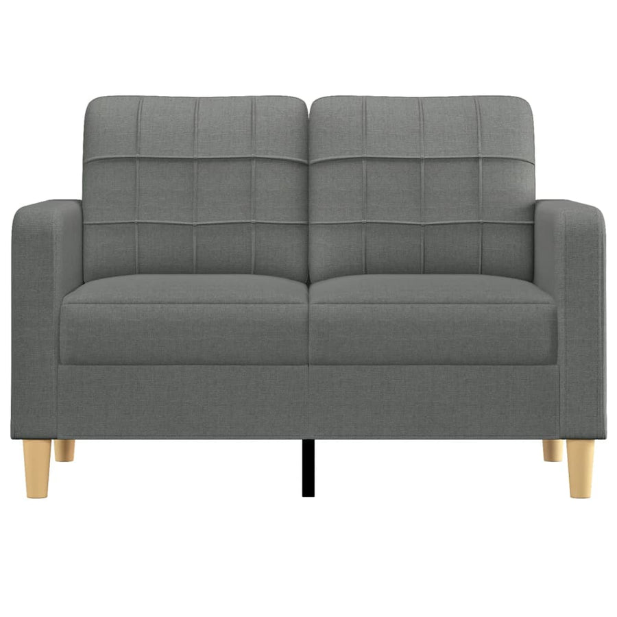 Tweezitsbank Stof 120 cm Donkergrijs