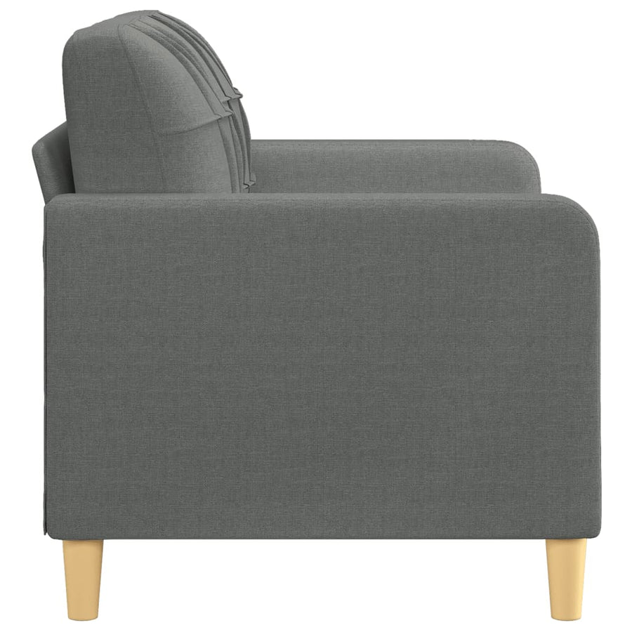 Tweezitsbank Stof 120 cm Donkergrijs