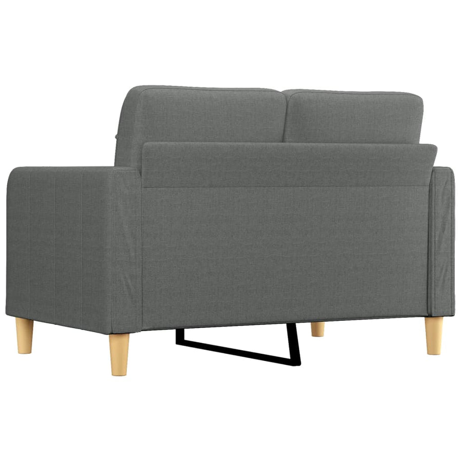 Tweezitsbank Stof 120 cm Donkergrijs