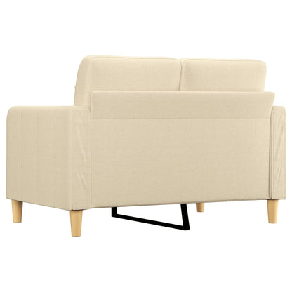 Tweezitsbank Stof Kleurig 120 cm Crème