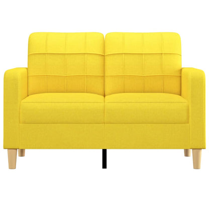 Tweezitsbank Stof 120 cm Lichtgeel