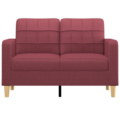 Tweezitsbank Stof 120 cm Wijnrood
