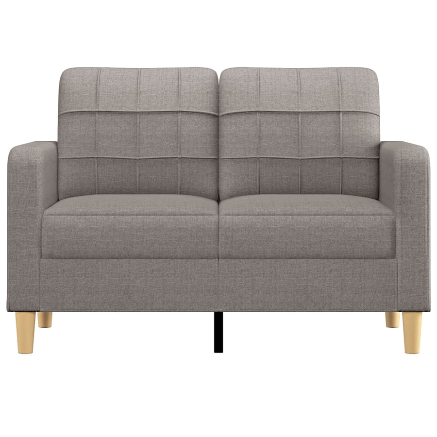 Tweezitsbank 120 Cm Stof Taupe
