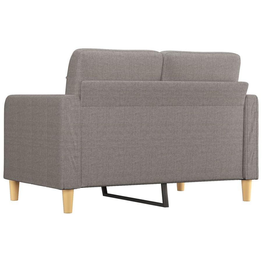 Tweezitsbank 120 Cm Stof Taupe