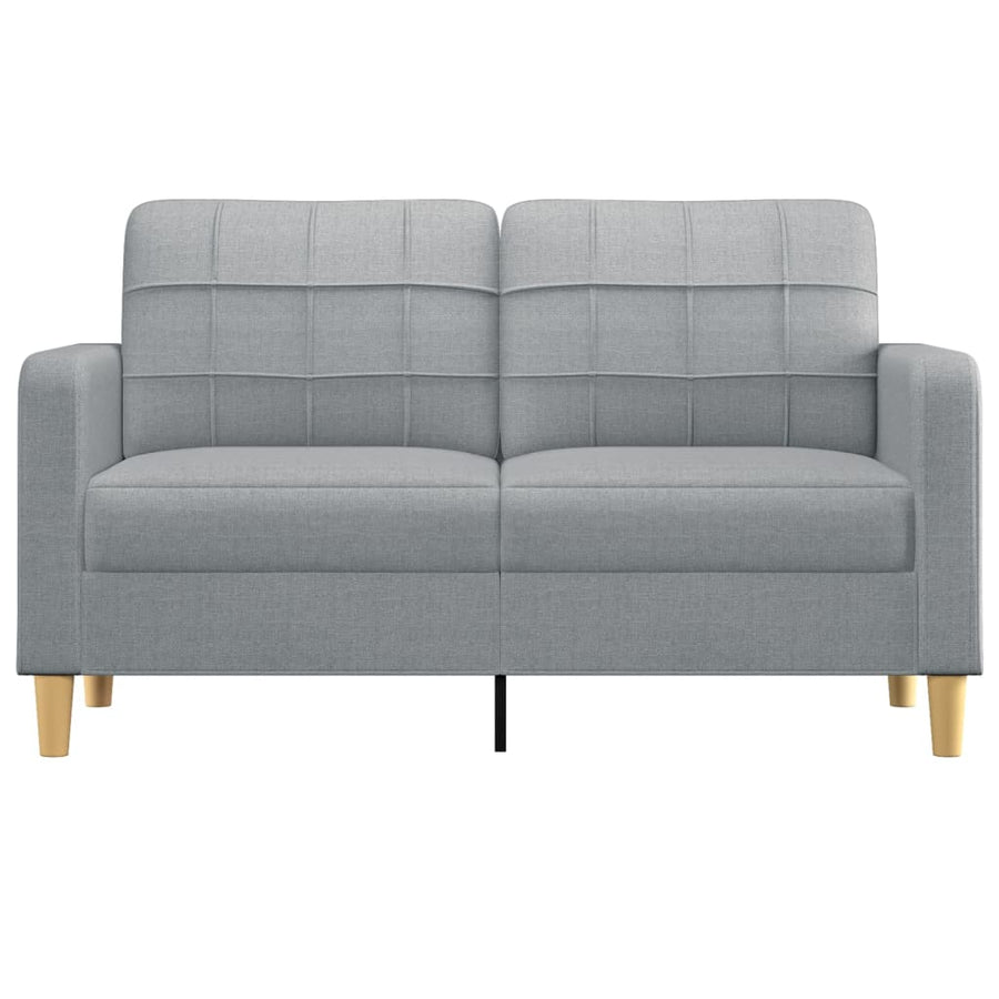 Tweezitsbank Stof 140 cm Lichtgrijs