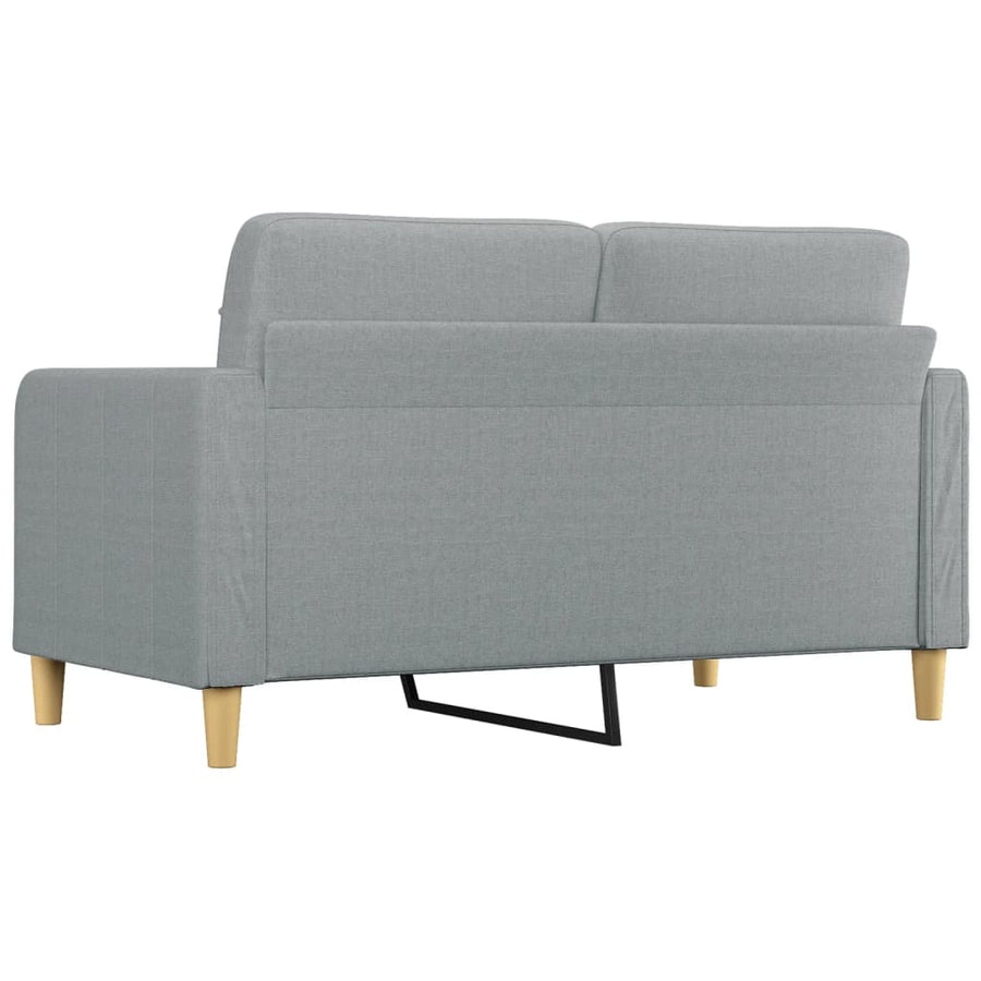 Tweezitsbank Stof 140 cm Lichtgrijs
