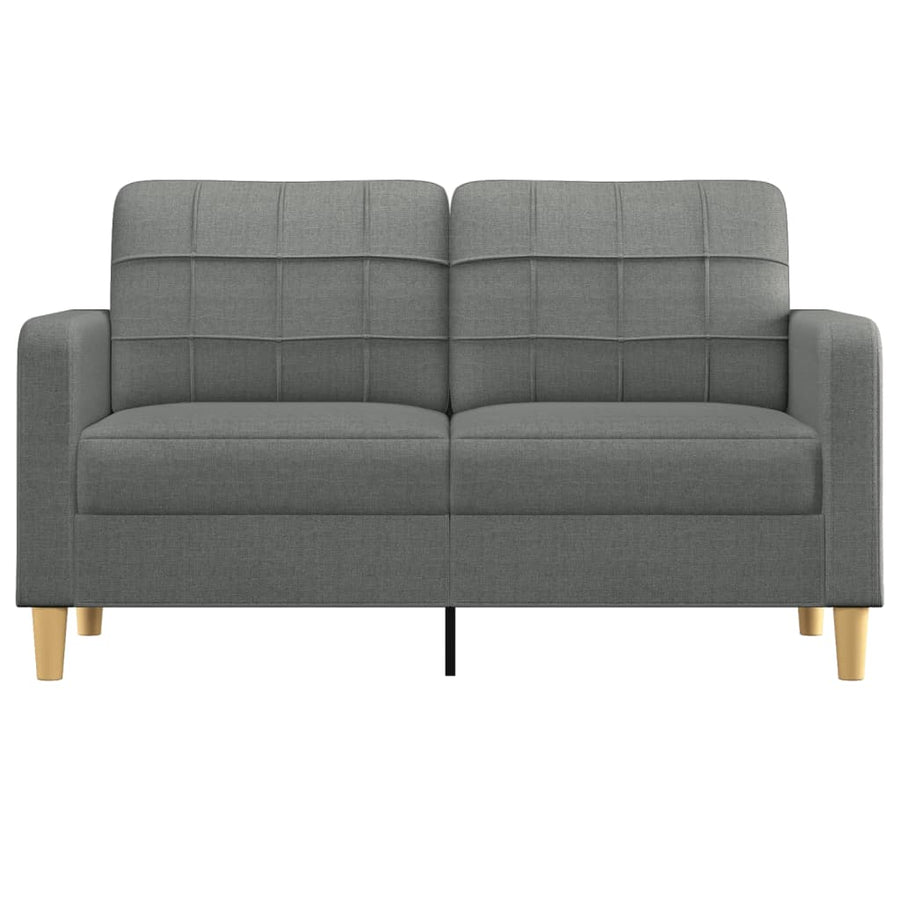 Tweezitsbank Stof 140 cm Donkergrijs